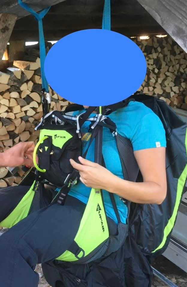 Sellette Supair Radical 3 réversible avec airbag zippable.