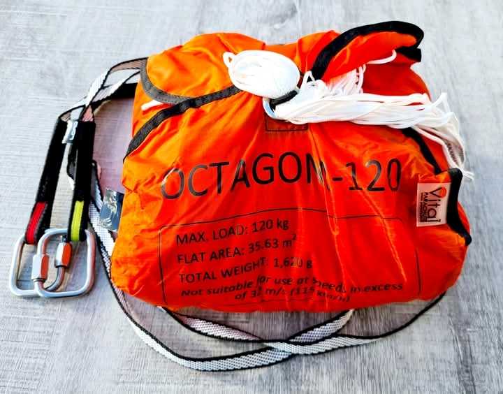 Parachute Octagon OCTAGON : Parachute de secours OCTAGON 2 Taille L. Parachute de secours OCTAGON 2 Taille L